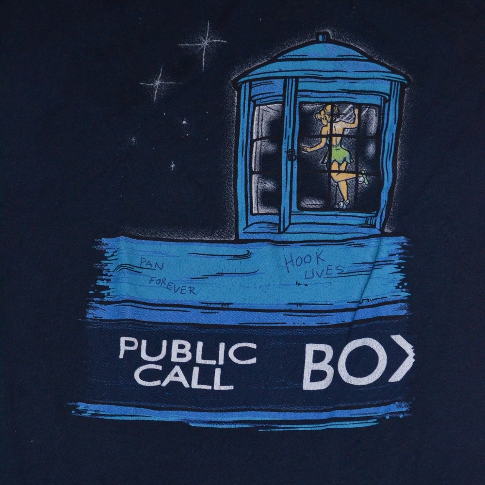 TeeFury Doctor Who Tinkerbell Crossover female XL