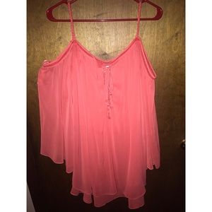 Peek-a-boo shoulder Dress