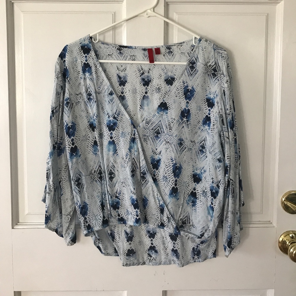 Ikat printed blouse