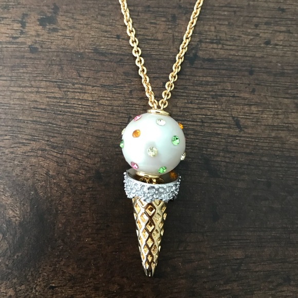 ❌SOLD OUT❌/HP 12K Gold-Plated Kate Spade Necklace - Picture 2 of 4