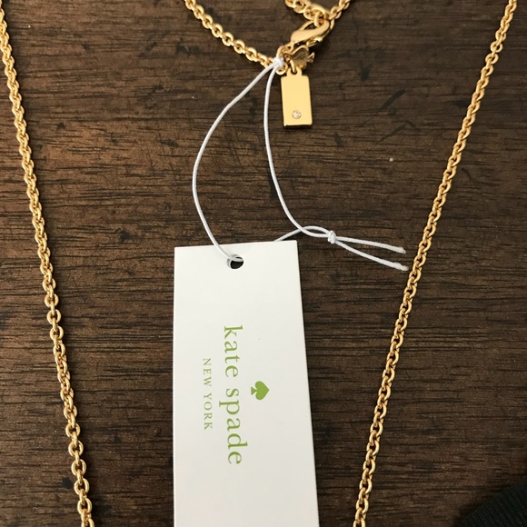 ❌SOLD OUT❌/HP 12K Gold-Plated Kate Spade Necklace - Picture 4 of 4