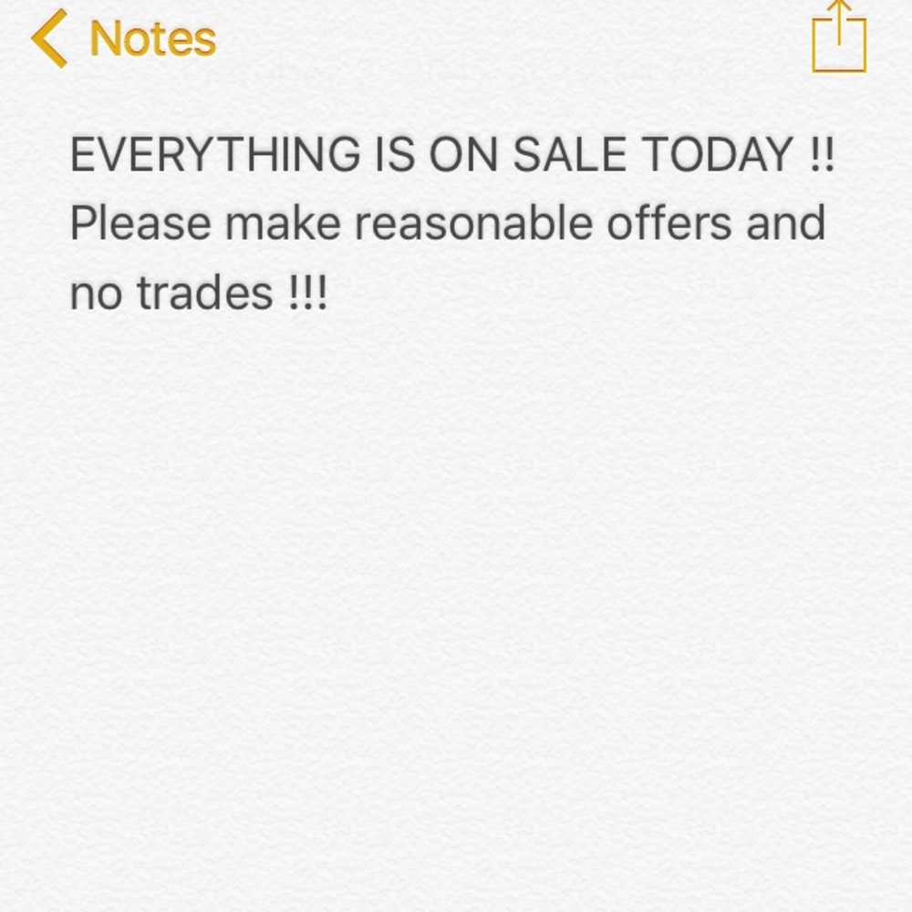 Everything on sale !