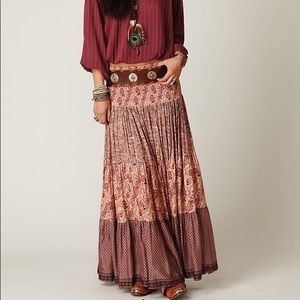 Free People Ziller Park convertible maxi skirt