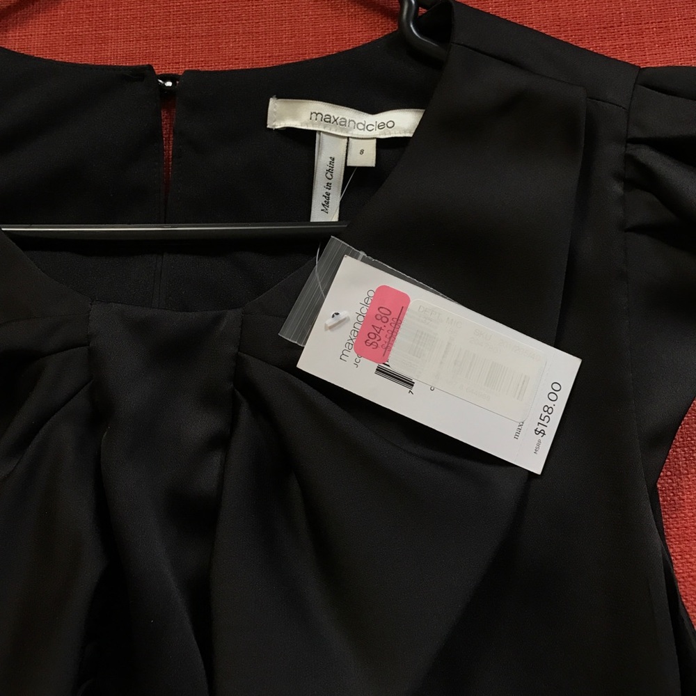 Max and Cleo satin dress with belt - Picture 4 of 4