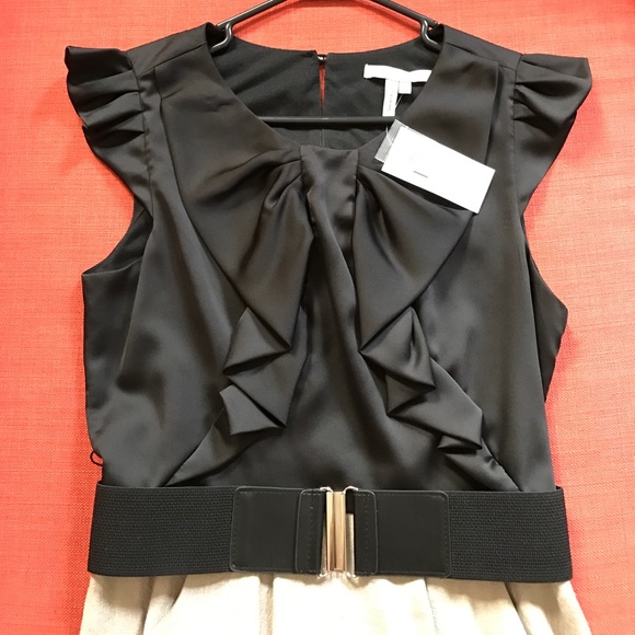 Max and Cleo satin dress with belt - Picture 2 of 4