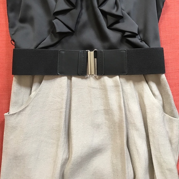 Max and Cleo satin dress with belt - Picture 3 of 4