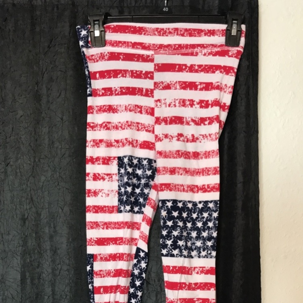 American flag leggings