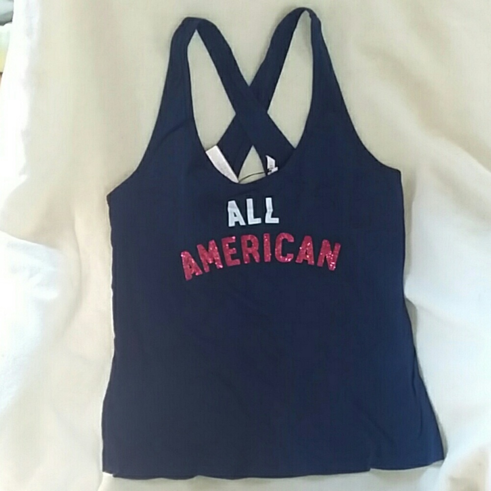 ♡♡NWT Victoria's Secret American Tank Top Medium♡