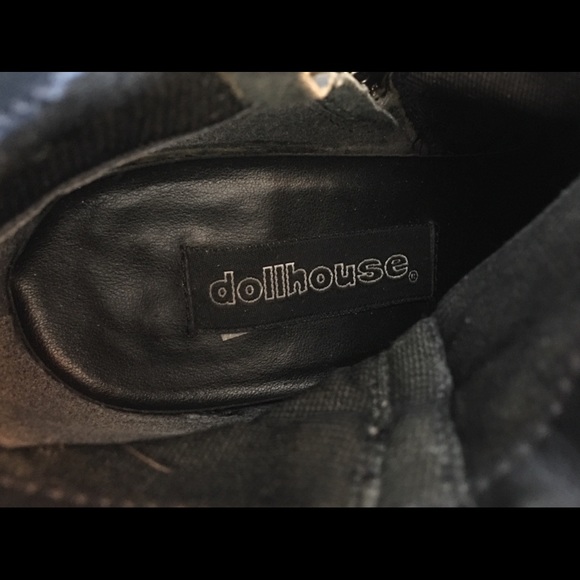 Dollhouse leather booties Sz 7.5 - Picture 6 of 7