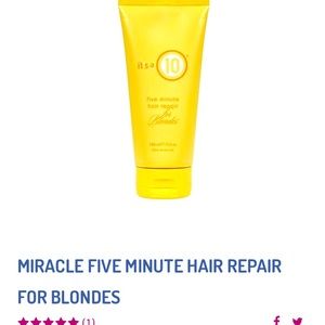 IT'S A 10’S FIVE MIN. HAIR REPAIR FOR BLONDES!