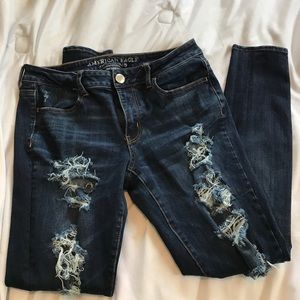 American Eagle Distressed Denim