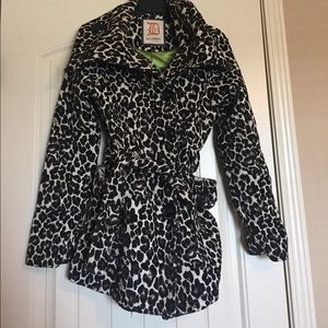 Cheetah print coat