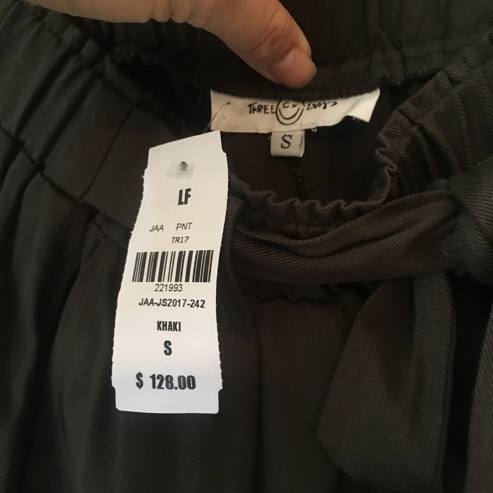 Olive Green Gauchos - Picture 4 of 6