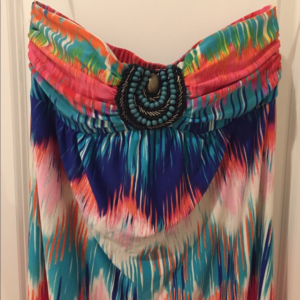 Multi color maxi dress