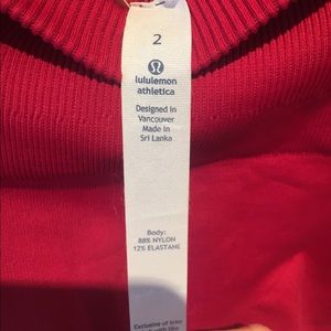 lululemon athletica Pants - Lululemon red legging, sz 2, 54574 lululemon athletica Pants - Lululemon red legging, sz 2, 54574