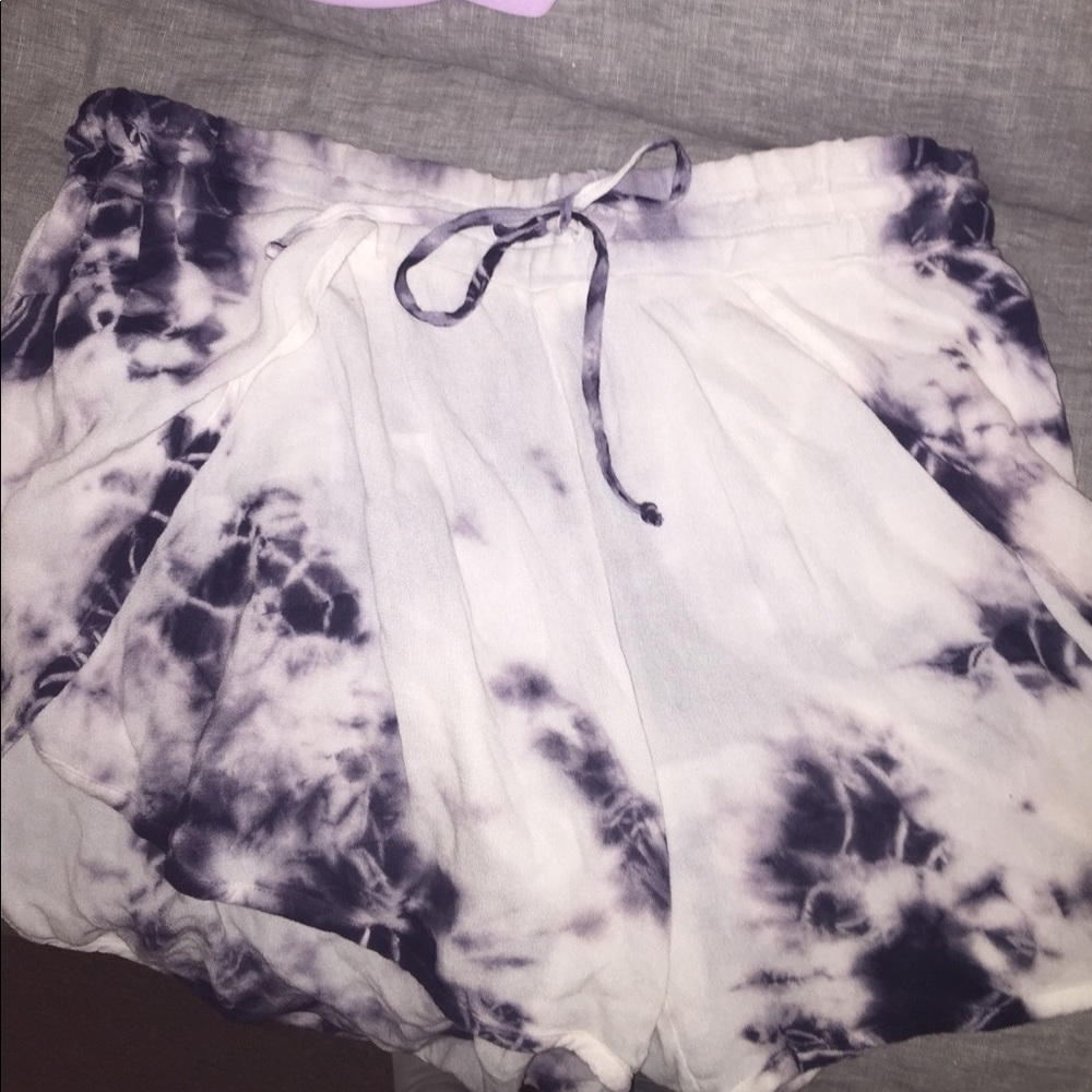 Tie dye shorts