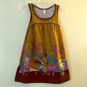 Cat print tunic tank