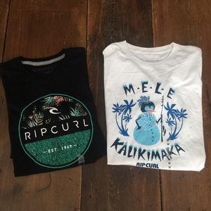 2 Rip Curl men’s T-shirt’s