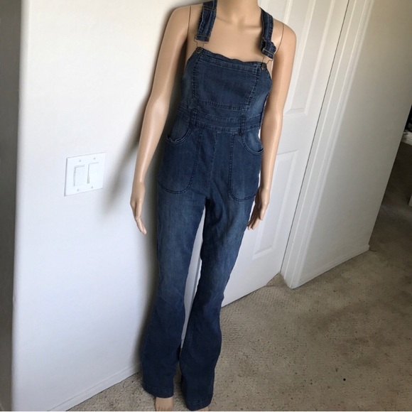 flare bottom overalls