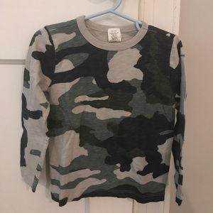 Crewcuts Camo Long Sleeve Tee - Size 3