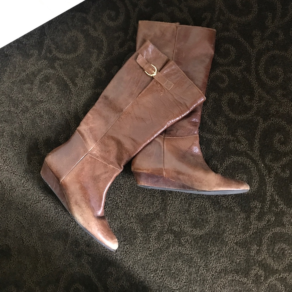 Steven by Steve Madden Cognac Intyce boot