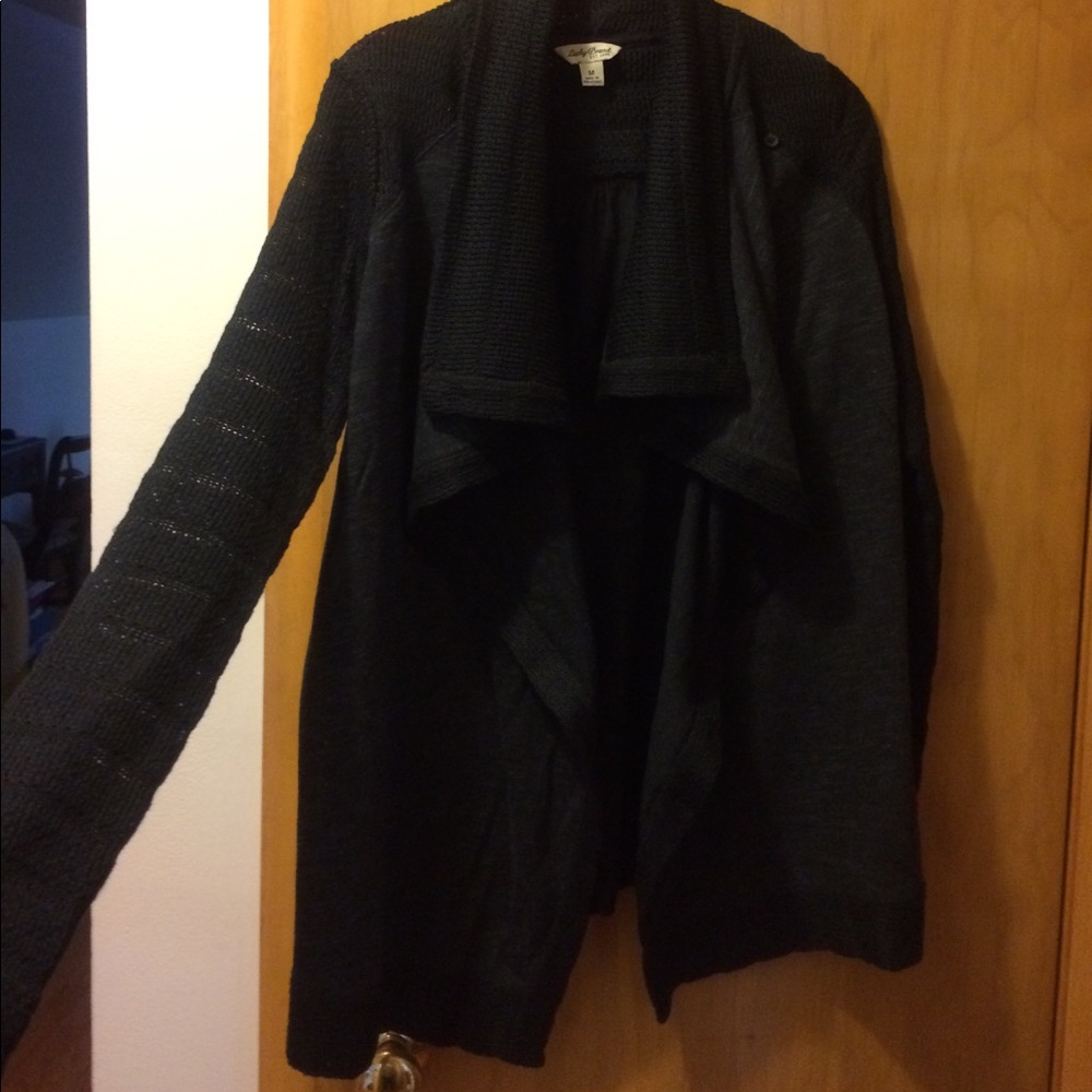 Cotton Knit sweater-Black. Worn 1x Excellent cond