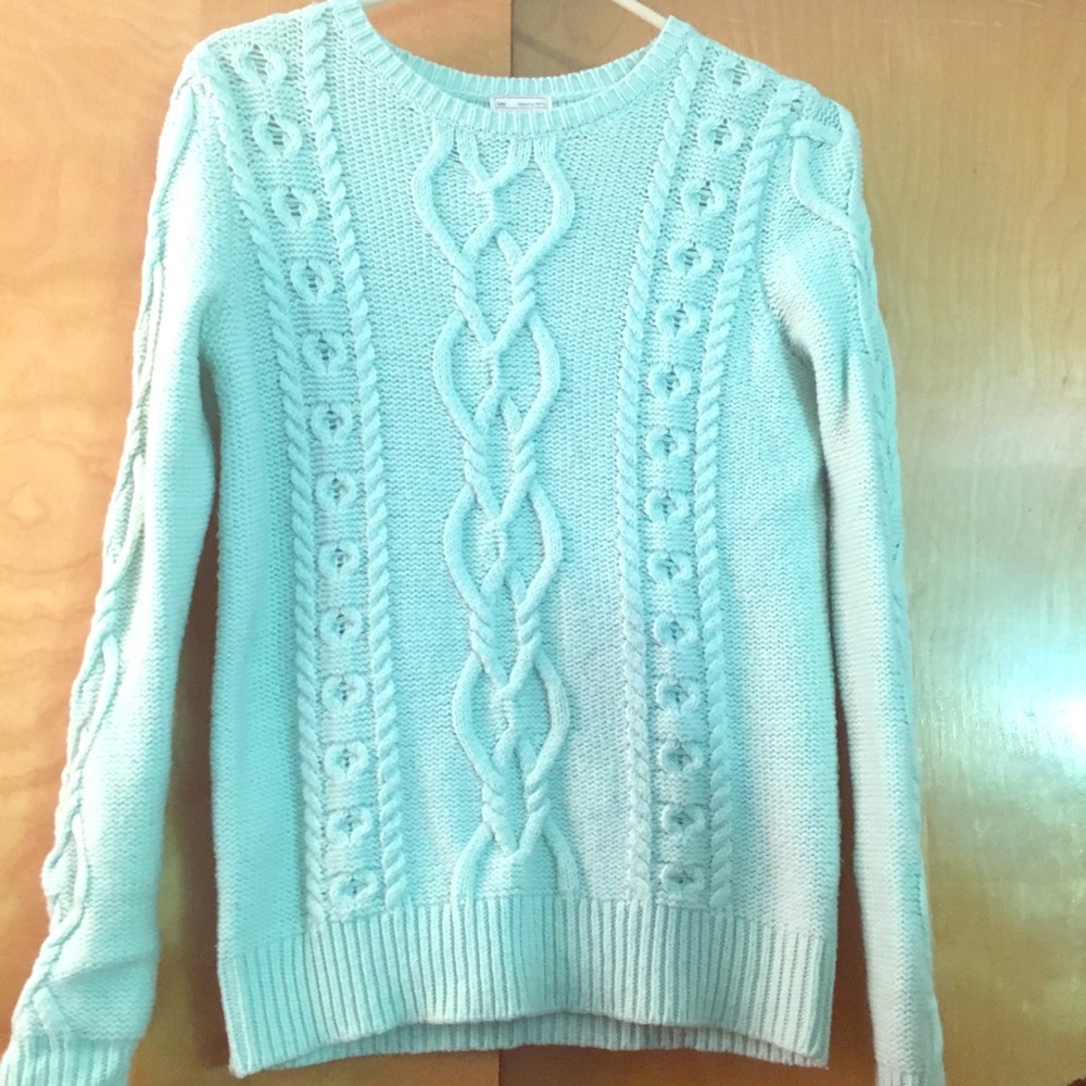 Brand new Gap Mint braided sweater