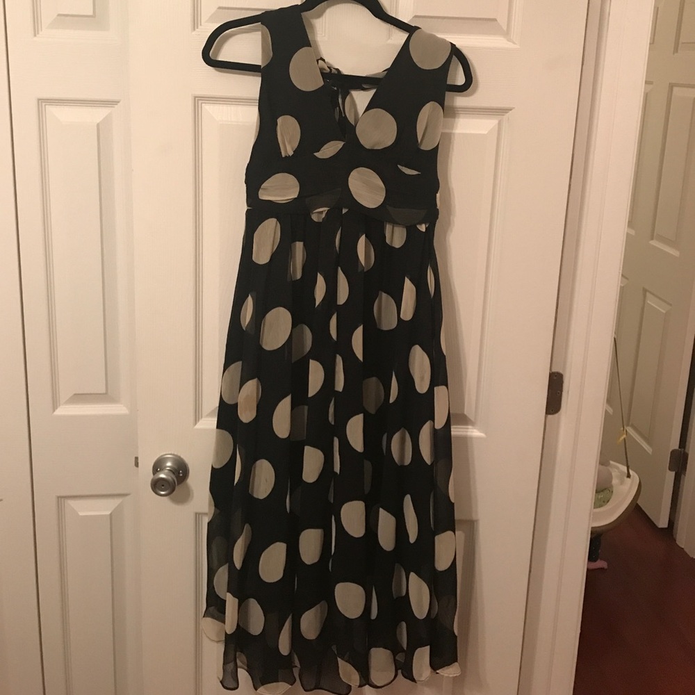 Halter vneck flowy dress