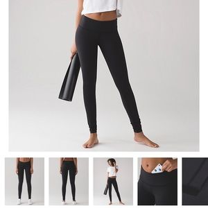 Black Wunder Under LuLu Lemon Leggings!