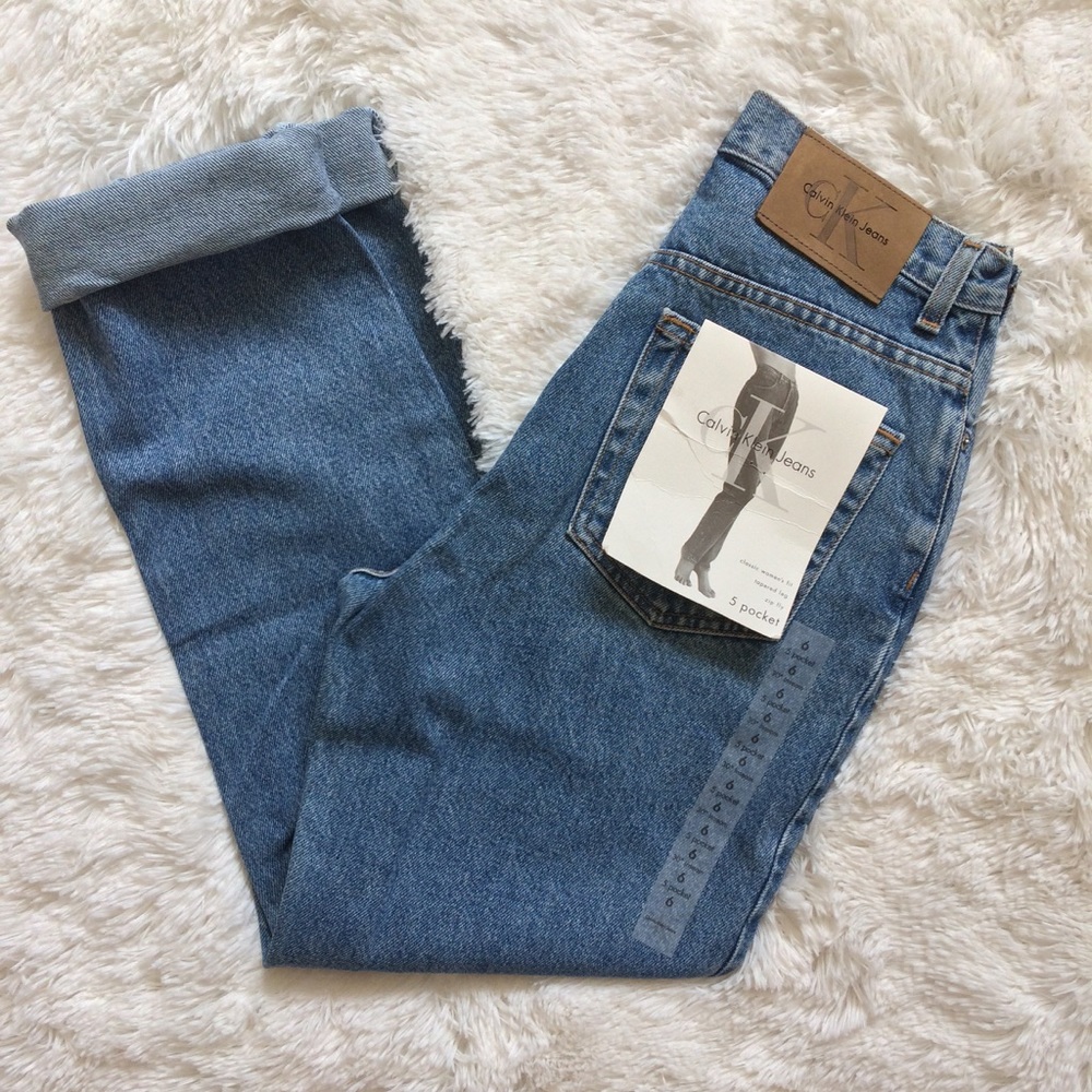 Vintage 90s CK Calvin Klein High Rise Mom Jeans