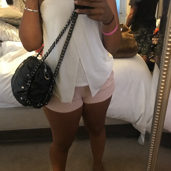 Authentic Leather MCM cross body with Chain Strap - Picture 2 of 8