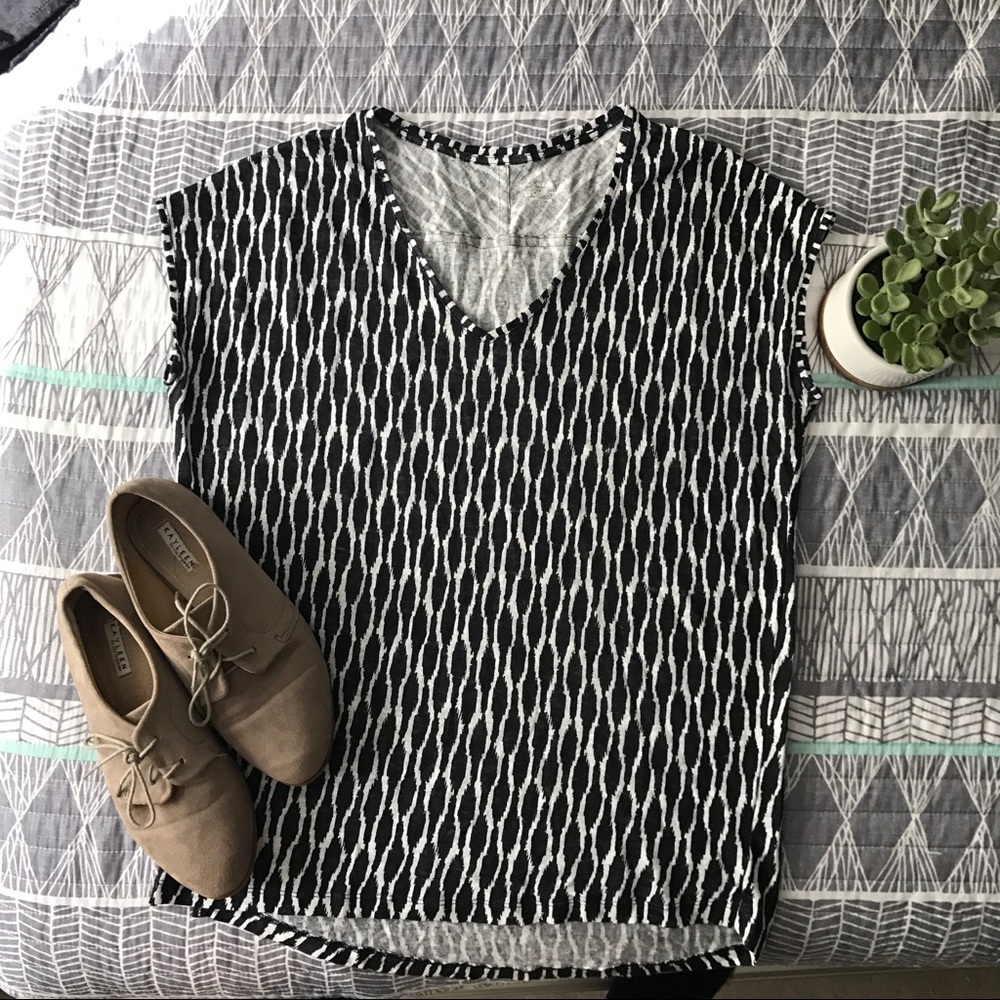 Ann Taylor Loft Linen Tee