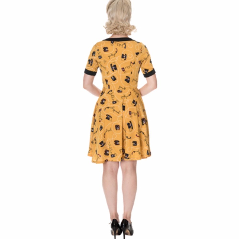 Banned Pinup Vintage Telephone Dress Rockabilly - Picture 2 of 2