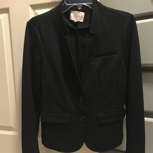 Loft two button black blazer