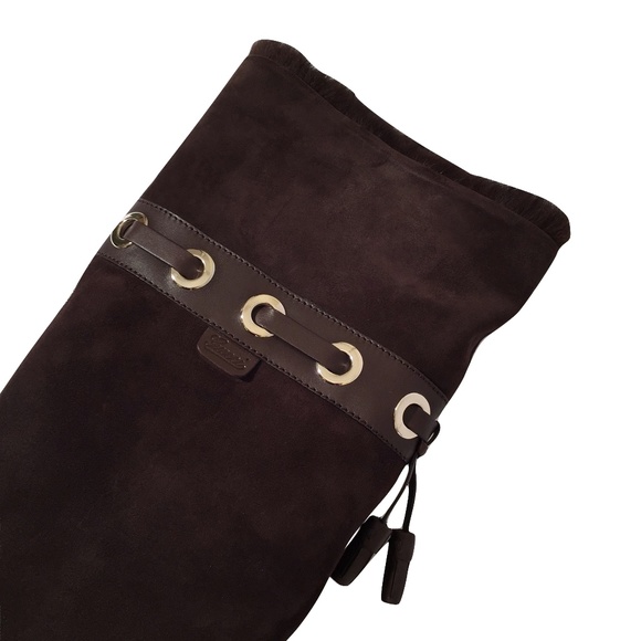 $2175 NEW RARE GUCCI MINK SUEDE BOOTS ~ Famous Ad - Picture 5 of 8