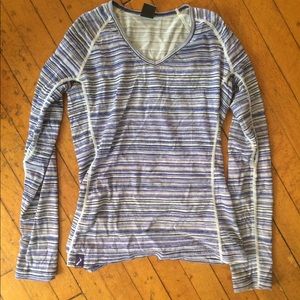 Merino wool long sleeve hiking tee