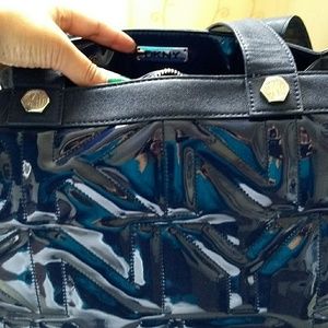 Authentic blue DKNY Handbag