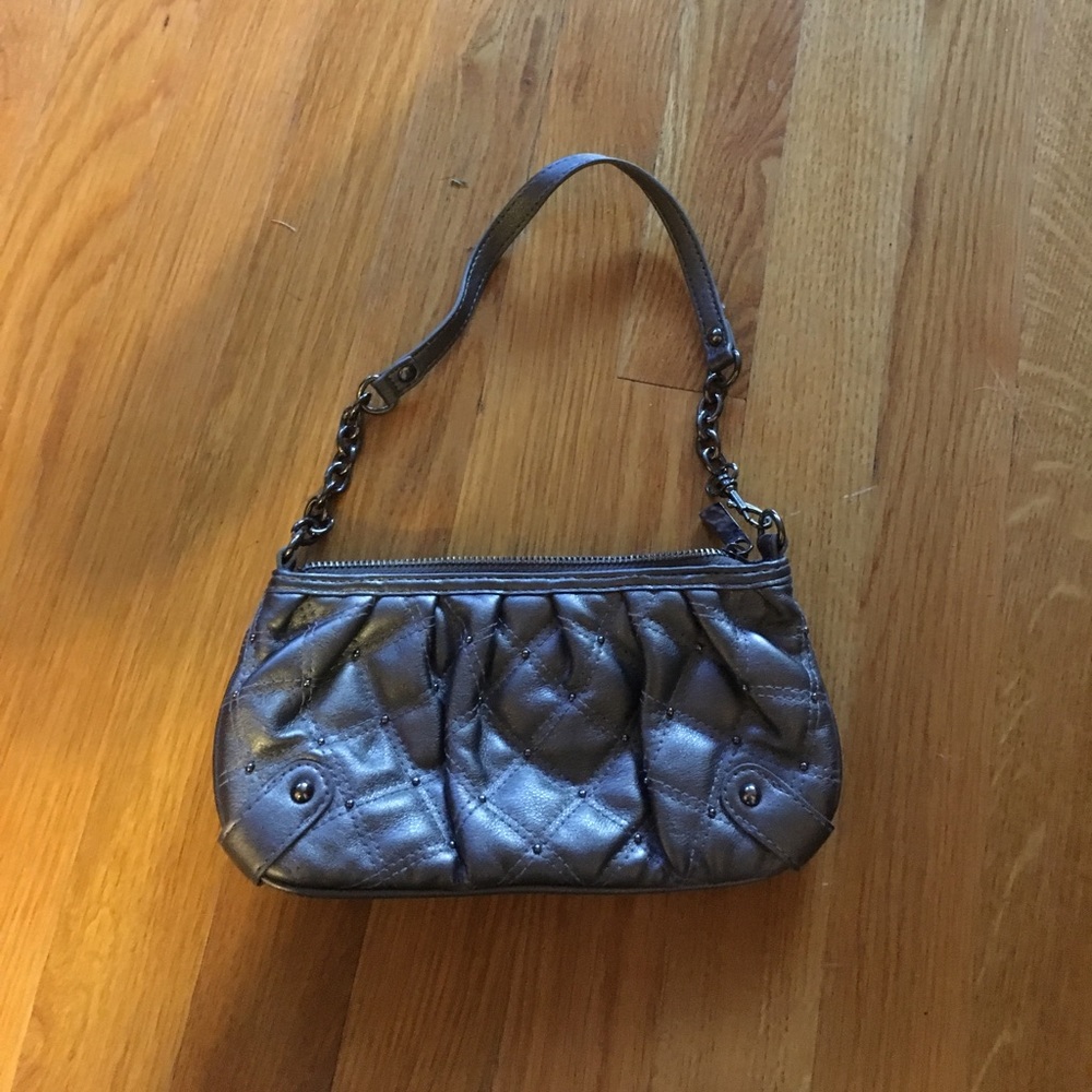 Charcoal grey Express clutch