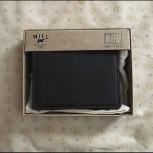 WILL LEATHER GOODS SHRUNKEN CARD FOLD