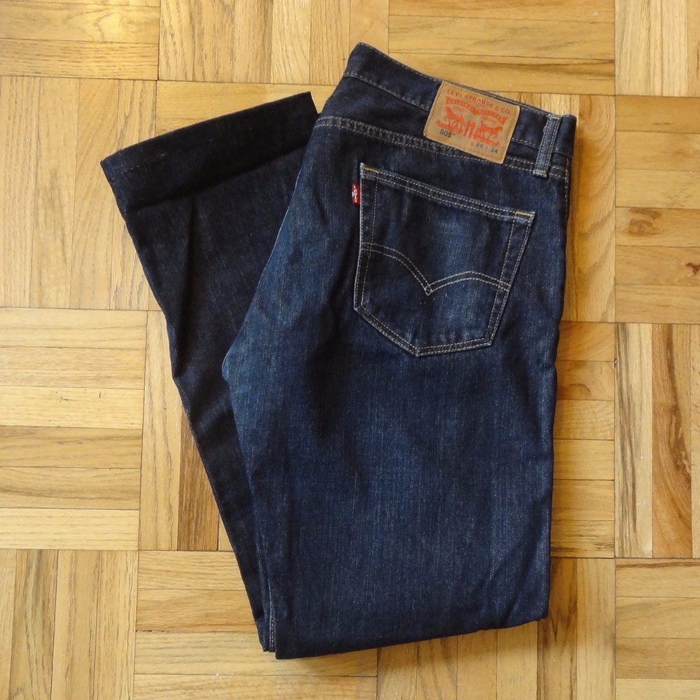 LEVI’S 505 Regular Fit Jeans 34 X 34
