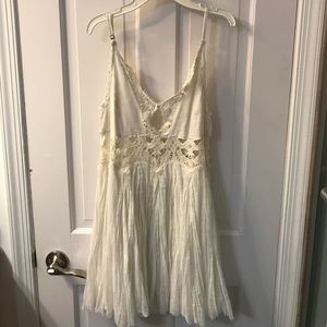 Free people flowy crochet dress
