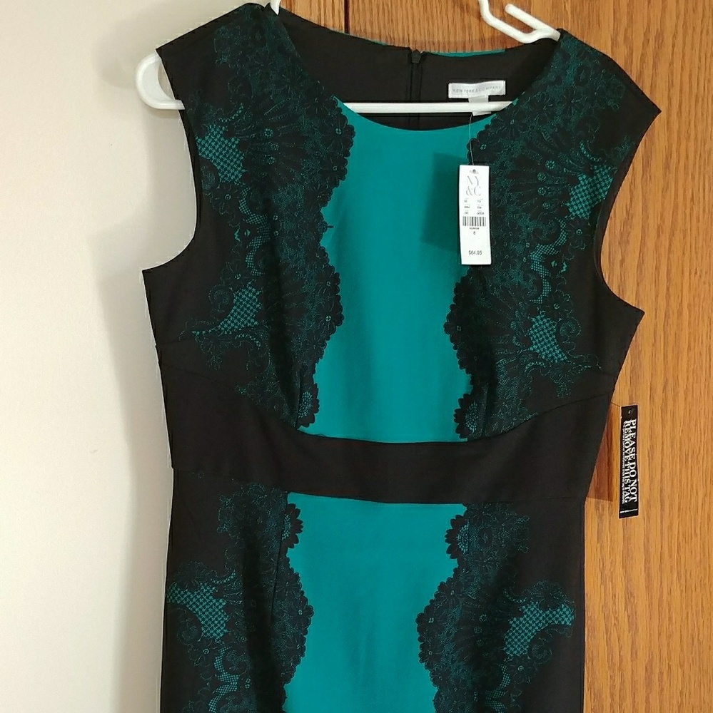 Beautiful Green and Black dress