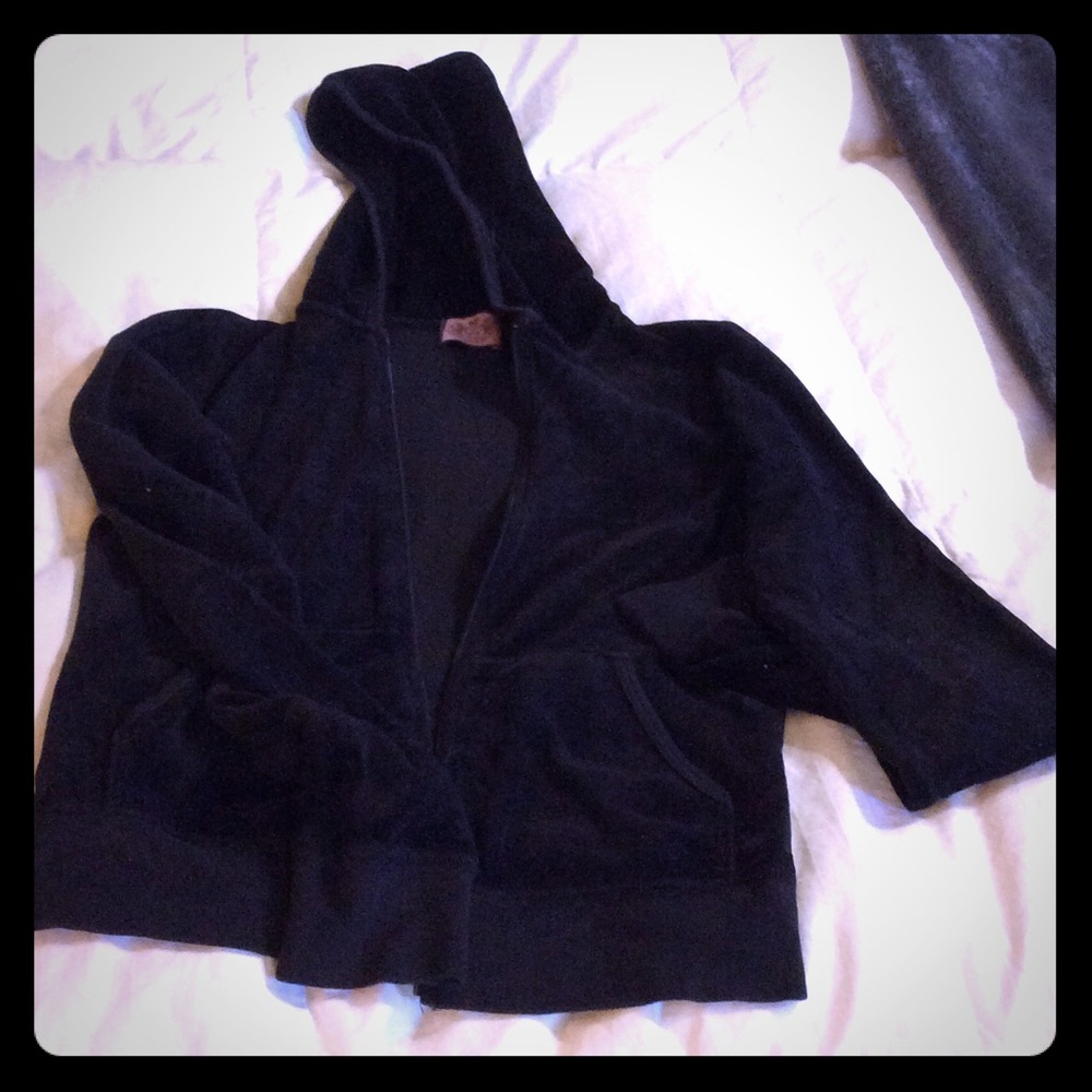 Black juicy couture track jacket