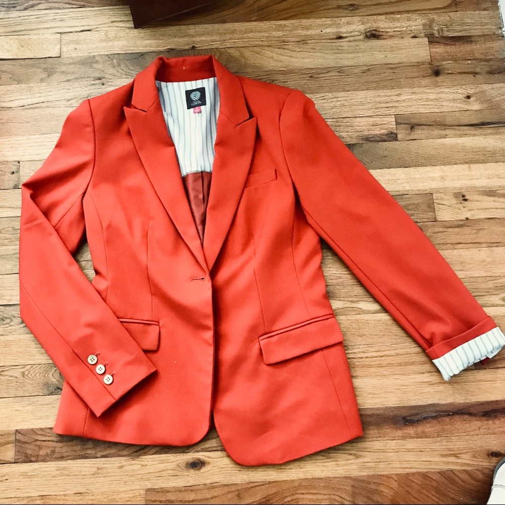 Vince Camuto Orange Blazer