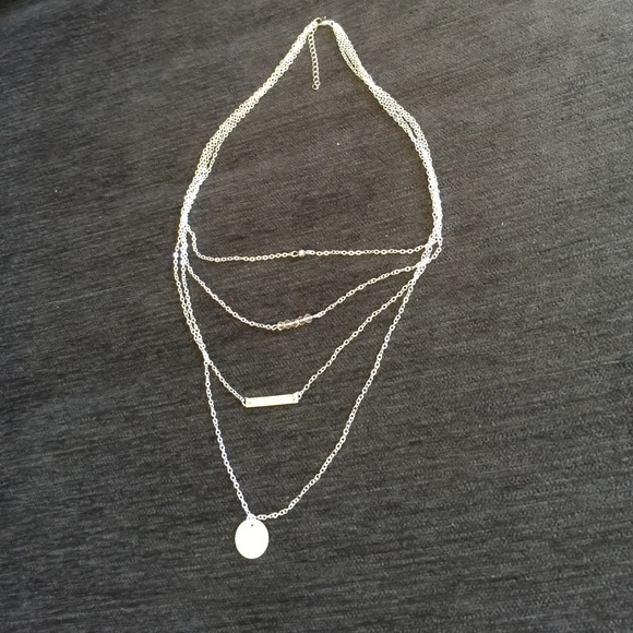 Dainty 4 layer necklace choose silver or gold NWOT - Picture 4 of 4