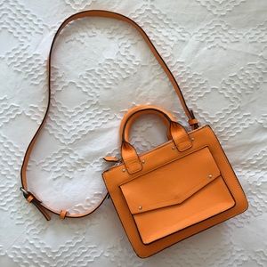 ZARA Orange Crossbody Purse