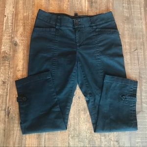 Anthropologie Elevenses black capris