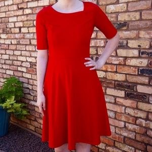 Small Lands' End Red Dress