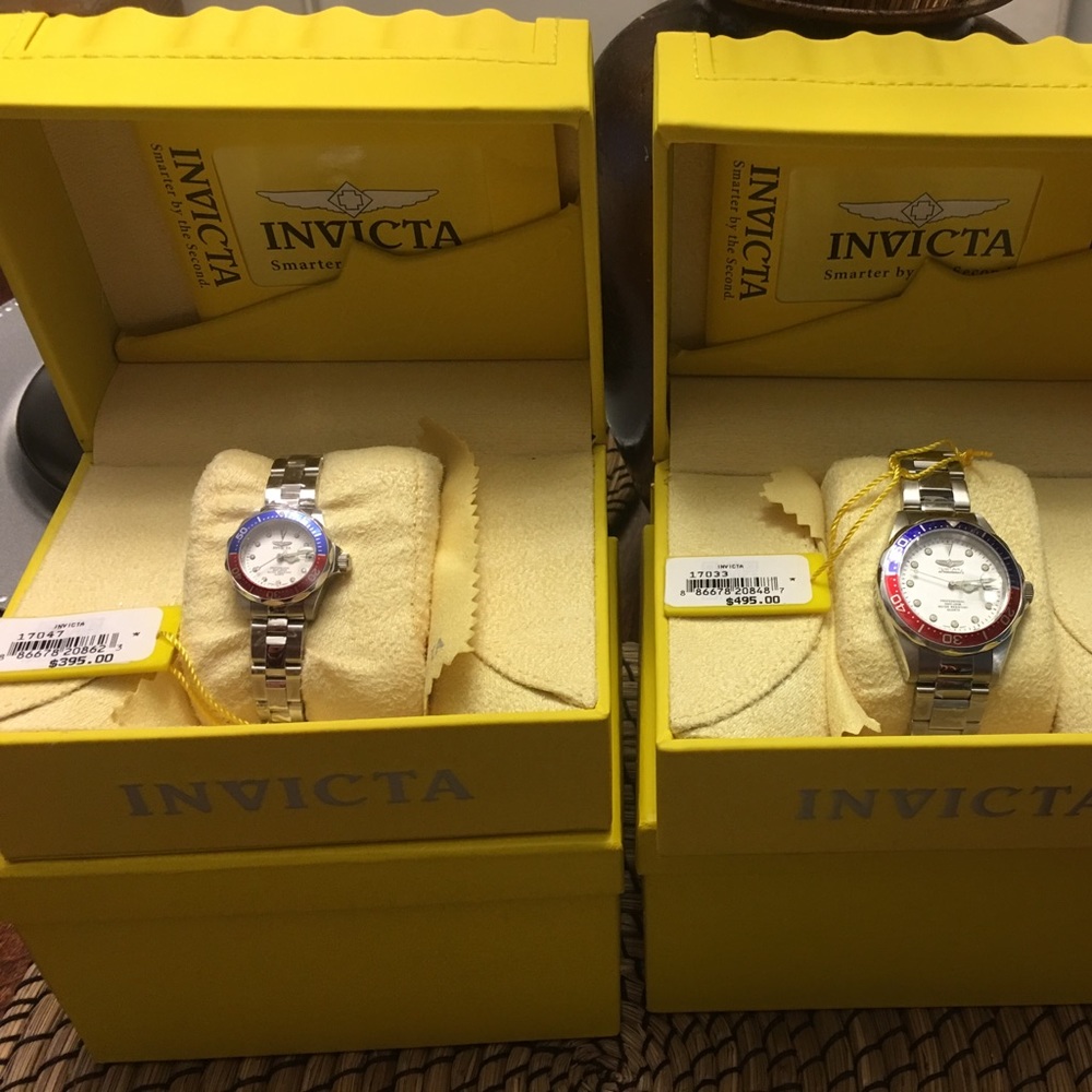 Two, his and her watches