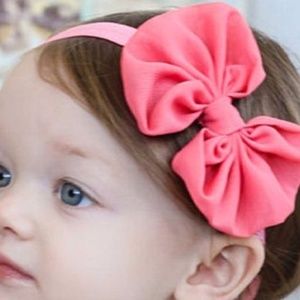 12PCS Baby girl's Chiffon Headband/ HairBow